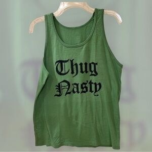 FREE with purchase: Thug Nasty Tank, Green, NWOT, Sz M